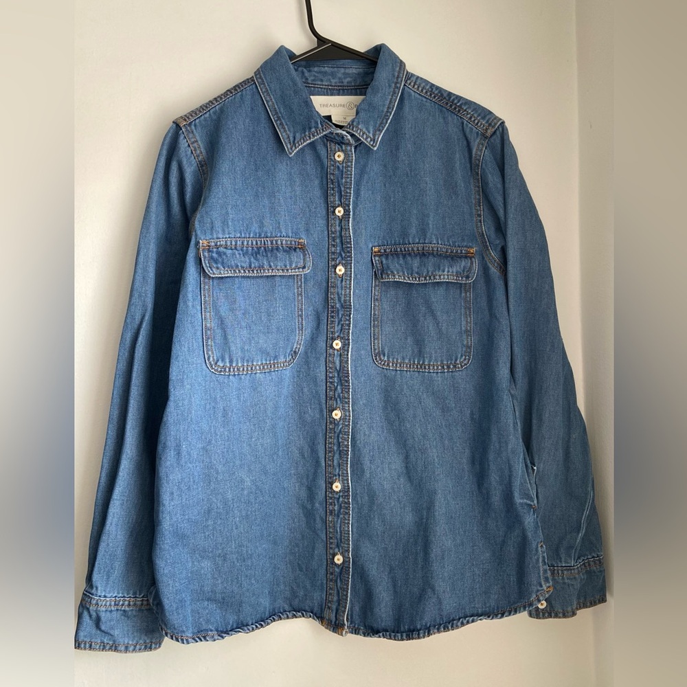Treasure & Bond Nordstrom Denim Jean Shirt Jacket